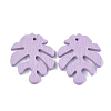 Painted Poplar Wood Pendants WOOD-S045-067H-2