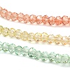Transparent Painted Glass Beads Strands DGLA-A034-T2mm-A04-4