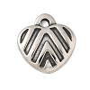 304 Stainless Steel Tibetan Style Pendants STAS-S185-08AS-B-1