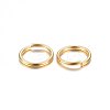 304 Stainless Steel Open Jump Rings X-STAS-O098-01G-17-2
