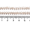 Electroplate Transparent Glass Beads Strands EGLA-A035-T4mm-A22-4