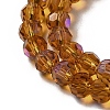 Electroplate Transparent Glass Beads Strands EGLA-A035-T4mm-L04-3