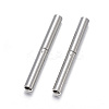 Non-Tarnish 304 Stainless Steel Bayonet Clasps X-STAS-F108-12P-1.7mm-1