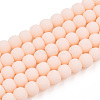Opaque Glass Beads Strands GLAA-T032-P4mm-MD09-1