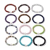 12Pcs 12 Styles Natural & Synthetic Gemstone Round Beaded Stretch Bracelets for Women Men BJEW-JB11367-3