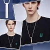 DIY Rectangle Pendant Necklace Making Kits DIY-UN0003-52-7