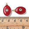 Dyed Natural White Jade Pendants G-H328-07G-A03-3