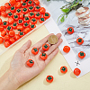 60pcs Autumn Theme Resin Imitation Food Pendants RESI-DC0001-26-3