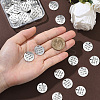 50Pcs Tibetan Style Alloy Pendants TIBE-SC0002-28-4