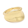 Rack Plating Brass Twist Open Cuff Rings RJEW-E290-04G-2