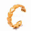 Spray Painted Brass Cuff Rings RJEW-S044-143-5