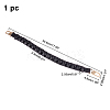 Imitation leather Braided Leather Handbag Handles FIND-WH0052-06-2