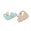 Alloy Enamel Pendants ENAM-YW0002-59-2