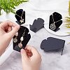 Acrylic Necklace and Earring Displays LS-ODIS-WH0007-12-3