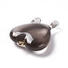 Transparent Resin Pendants LS-RESI-F028-01B-3