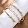 Brass Tennis Necklaces NJEW-I104-13A-4
