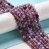 Natural Agate Beads Strands X-G-G079-A03-02-2