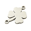 Non-Tarnish 201 Stainless Steel Connector Charms STAS-M015-22P-2