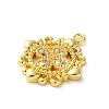 Brass Micro Pave Cubic Zirconia Pendants KK-S513-06B-G-2