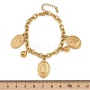 304 Stainless Steel Charm Bracelets Bracelets for Women BJEW-A046-01G-4