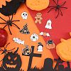 28Pcs 14 Styles Halloween Theme Alloy Enamel Pendants ENAM-SZ0001-63P-5