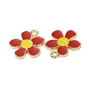 Alloy Enamel Pendants ENAM-C009-01G-04-3