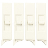 Gorgecraft 4Pcs 2 Style Plastic Construction FIND-GF0001-65-1