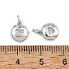 SHEGRACE Valentine's Day Brass Clear Cubic Zirconia Charms XGRQ3P533-594P-3