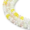 Glass Beads Strands EGLA-A034-M4mm-45-4