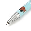Word Be Bold Be Brave Printed Plastic Ball-Point Pen LS-AJEW-C038-01C-2
