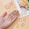 6 Pairs 201 Stainless Steel Hoop Earrings EJEW-UN0003-13B-2