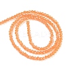 Baking Paint Transparent Glass Beads Strands DGLA-F029-J2mm-03-3