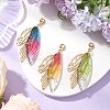 Butterfly Wings Resin Pendant Decorations HJEW-TA00314-2