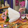 4 Bags Polyester Flower Bouquet Wrapping Mesh Paper ORIB-BC0001-12B-4