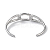304 Stainless Steel Cuff Bangles for Women BJEW-Z078-16P-3