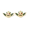 Rack Plating Alloy Enamel Pendants FIND-I037-11LG-2