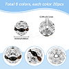 Alloy Rhinestone Beads RB-SC0001-17A-2