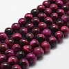 Natural Tiger Eye Bead Strands G-G735-23-10mm-04-1