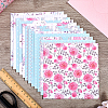 24 Sheets 12 Styles Rose Scrapbook Paper Pads DIY-WH0304-989H-4