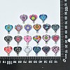 42Pcs 21 Styles Alloy Enamel Connector Charms ENAM-CJ0004-42-8