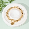 Golden 304 Stainless Steel Charm Bracelets LS-NJEW-K284-01G-L-1