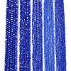 Electroplate Glass Beads Strands X-EGLA-A044-P6mm-B32-2