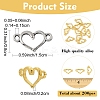 203Pcs Tibetan Style Alloy Hollow Connector Charms HEAR-YW0001-01AS-3