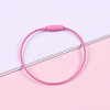 Spray Painted Steel Wire Cable Keychains LS-MAK-CJC0001-03G-1