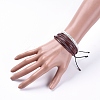 PU Leather Cords Bracelets BJEW-JB04924-4