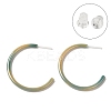 Hypoallergenic Bioceramics Zirconia Ceramic Stud Earrings EJEW-Z023-01K-01-1
