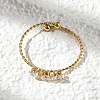 304 Stainless Steel Rhinestone Open Cuff Rings RJEW-M070-02G-01-5