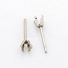 Tarnish Resistant 304 Stainless Steel Stud Earring Findings LS-STAS-N036-04B-1