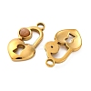 Natural Mixed Stone Pendants STAS-Z100-07G-2