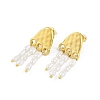 304 Stainless Steel Stud Earrings for Women STAS-Z111-13G-5